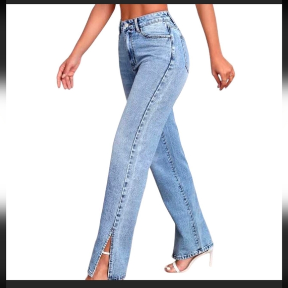 H&M Light Blue Women's Jeans Size 10 - Picture 1 of 9